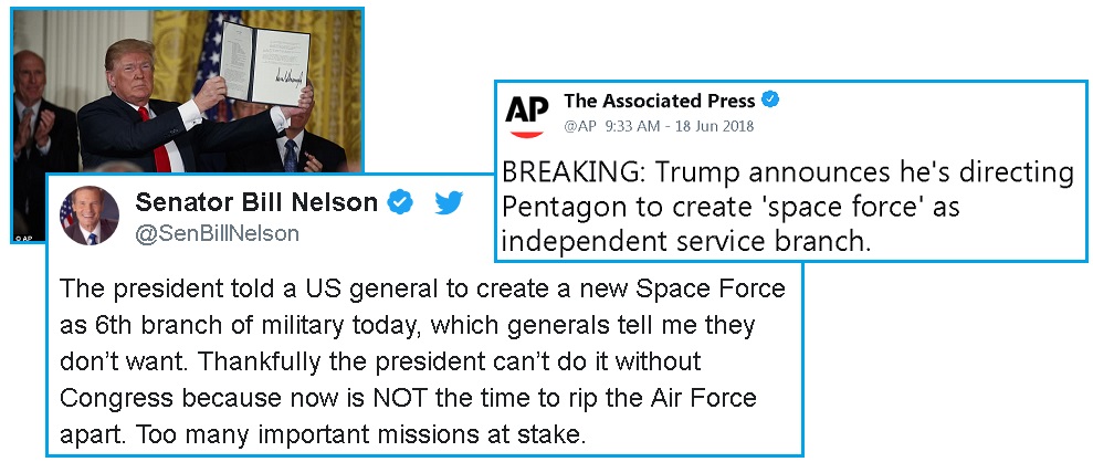 Trumps Space Force Plan Is Already Making The Military Desperate And Dumb